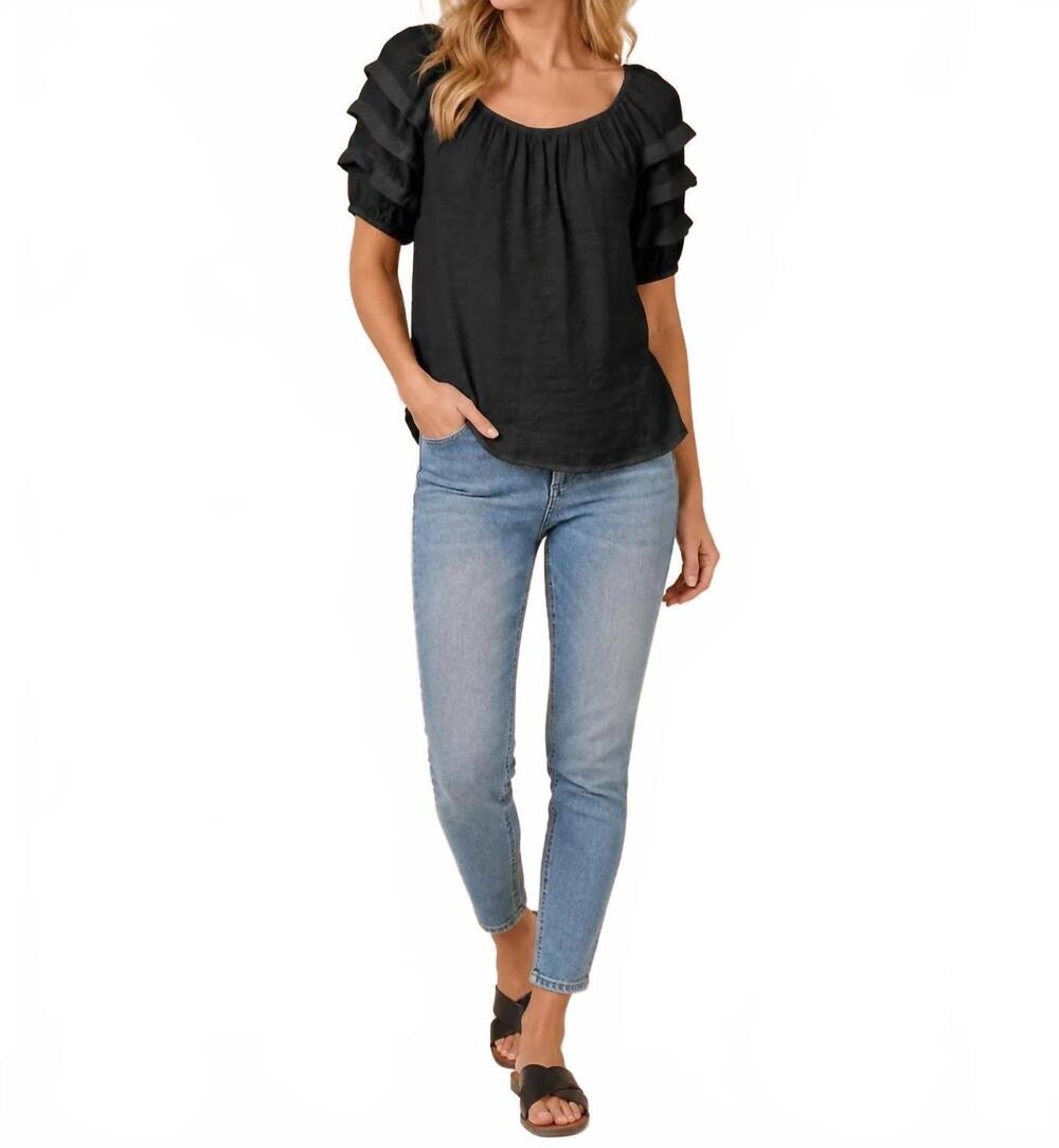 NEW WINSLOW COLLECTION mavis top in black